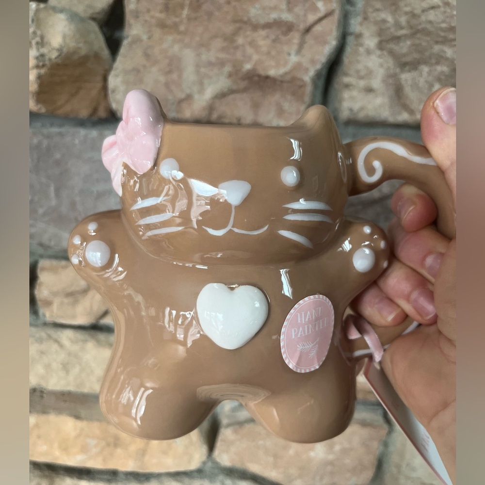 Cute Gingerbread Cat Mug
